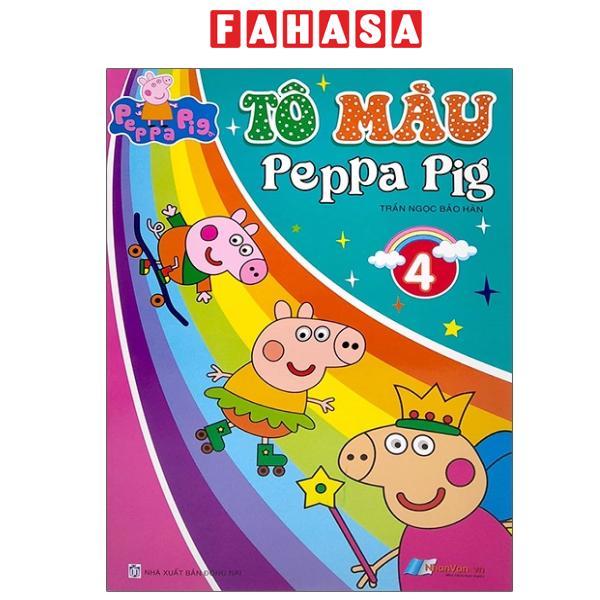 Sách - Tô Màu Peppa Pig - Tập 4 (Tái Bản 2024)