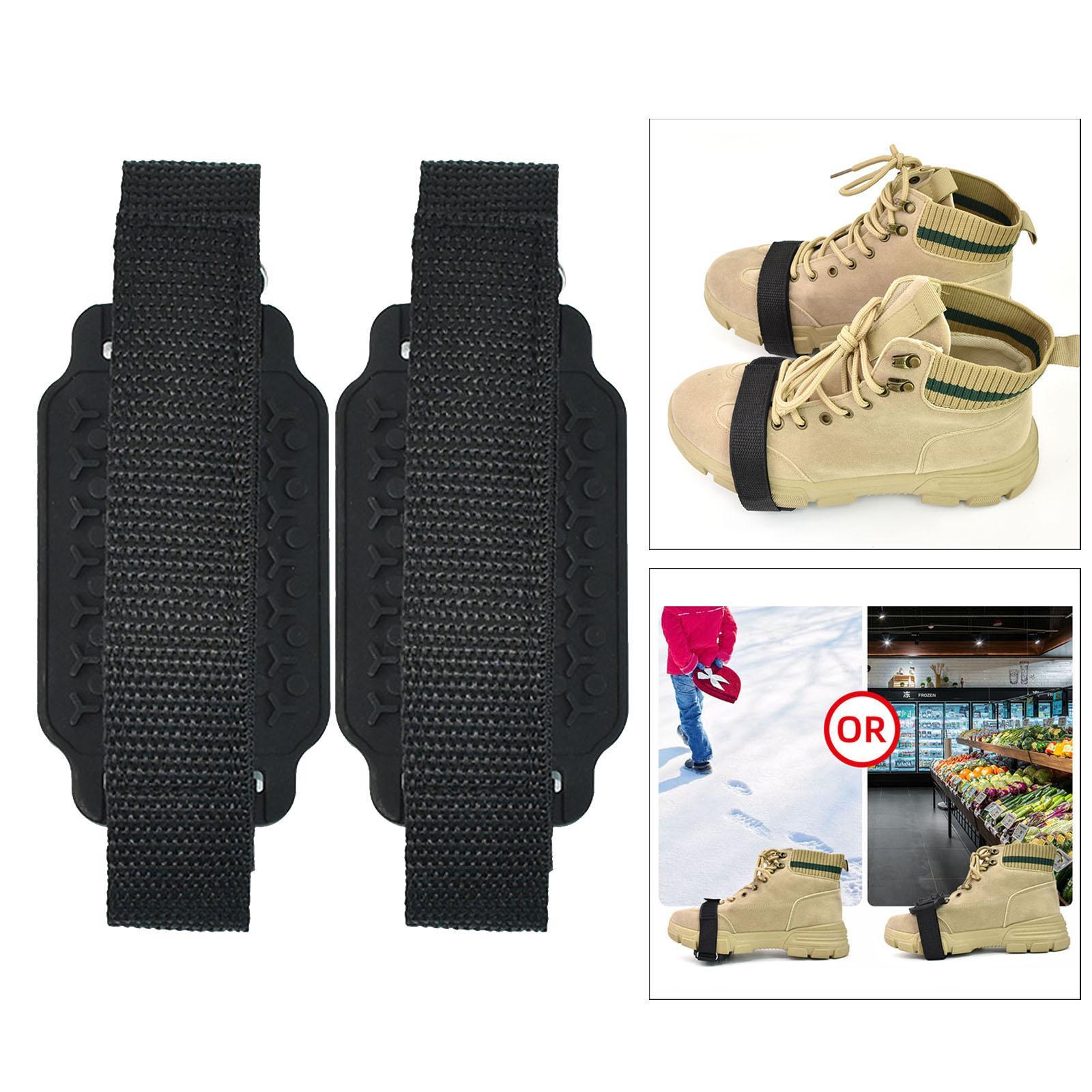 Ice Snow Grips, Crampons Spikes Shoes Ice Traction Cleats Anti Slip Shoe Cover Footwear for Walking Jogging Climbing Hiking Mountaineering