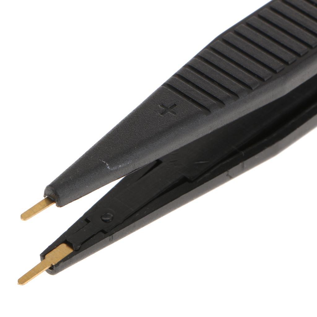 SMD Measure Tweezers Multimeter Precision Test Pen Inductor Clip Probe