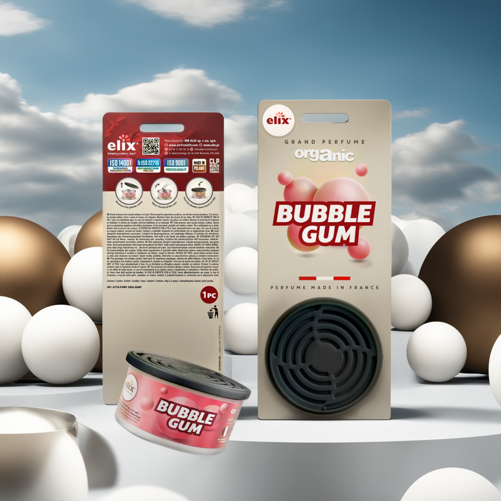 Sáp Thơm  để Taplo Ô tô Elix - Hương Bubble Gum (Kẹo gum)