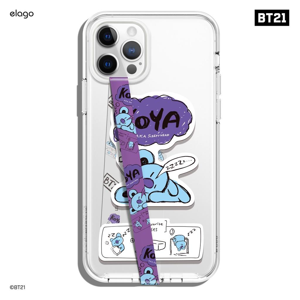 Dây BT21 l Elago Phone Strap with Stickers hàng chính hãng