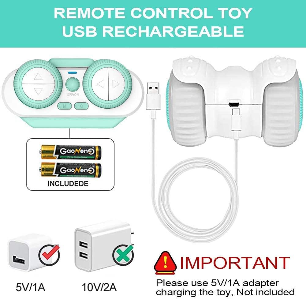 Trò chơi nội bộ, đồ chơi điều khiển từ xa và đồ chơi mèo có hàm nạp USB, bánh LED màu, bạn chơi tốt nhất, quà mèo