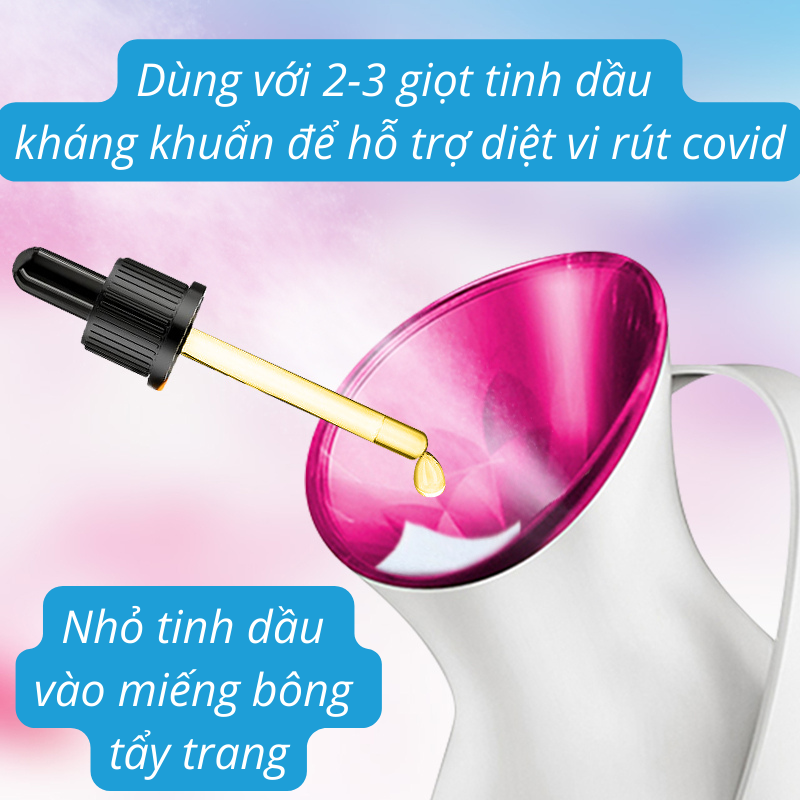 Máy Xông Mặt Phun Sương Nano Giữ Ẩm Làm Sạch Da Mặt 100mL KONKA KZ-X6(WE) - Hàng Chính Hãng