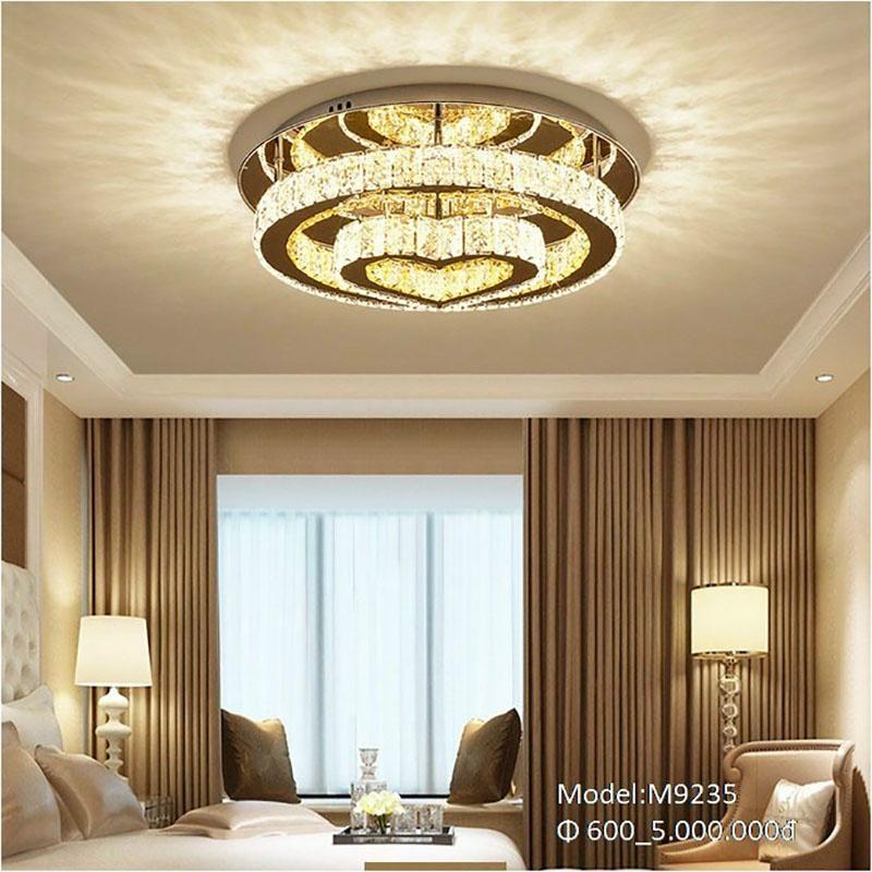 Đèn Ốp Trần Mâm Pha Lê Trang Trí Hiện Đại Mã A1 LQ