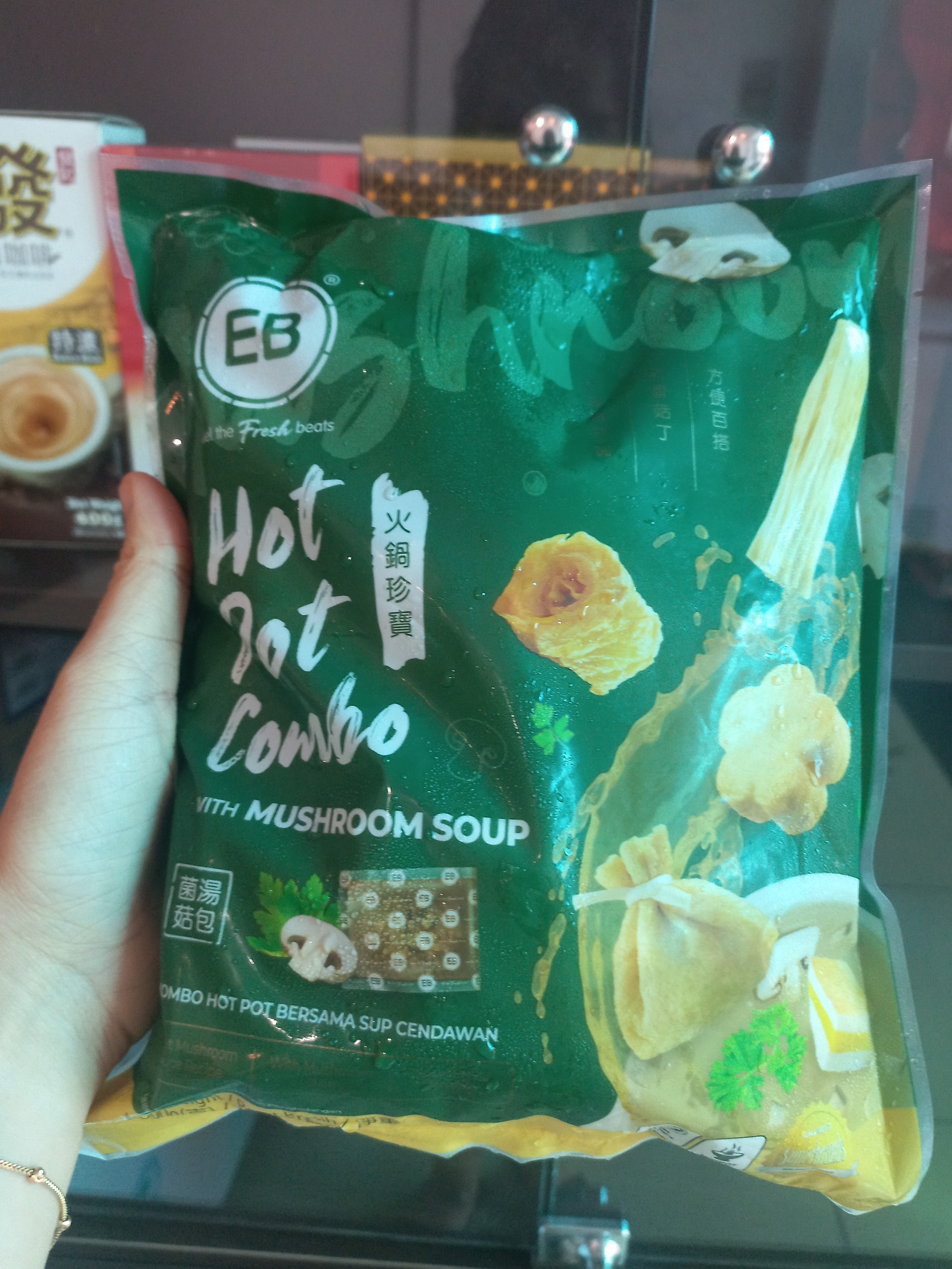 COMBO LẨU 5 TRONG 1 KÈM SÚP NẤM 600G EB MALAYSIA
