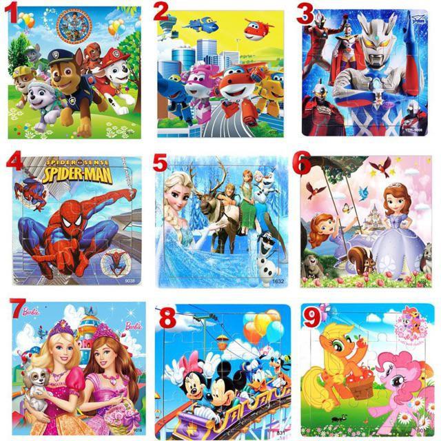 Xếp hình gỗ 9 mảnh cho bé