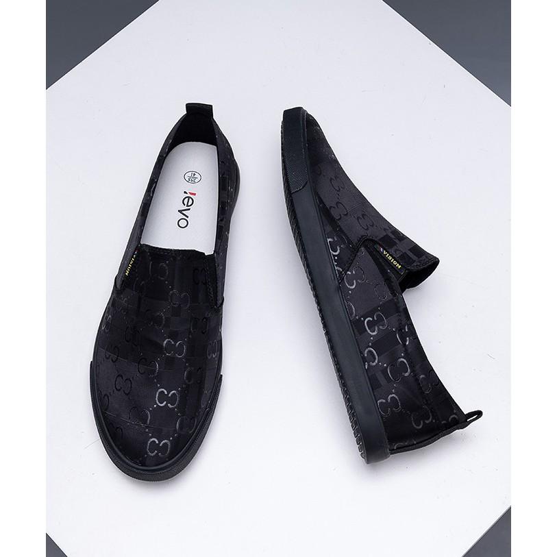 Giày lười nam - Slip on nam vải - Mã A2186Đ