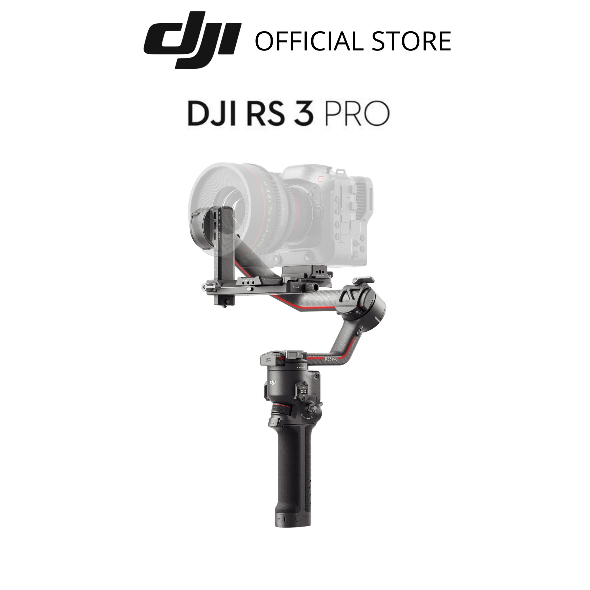 Gimbal máy ảnh DJI RS 3 PRO cho camera DSLR Mirrorless chống rung ổn định tải trọng 4,5kg (DJI RS3 PRO) - Hàng chính hãng