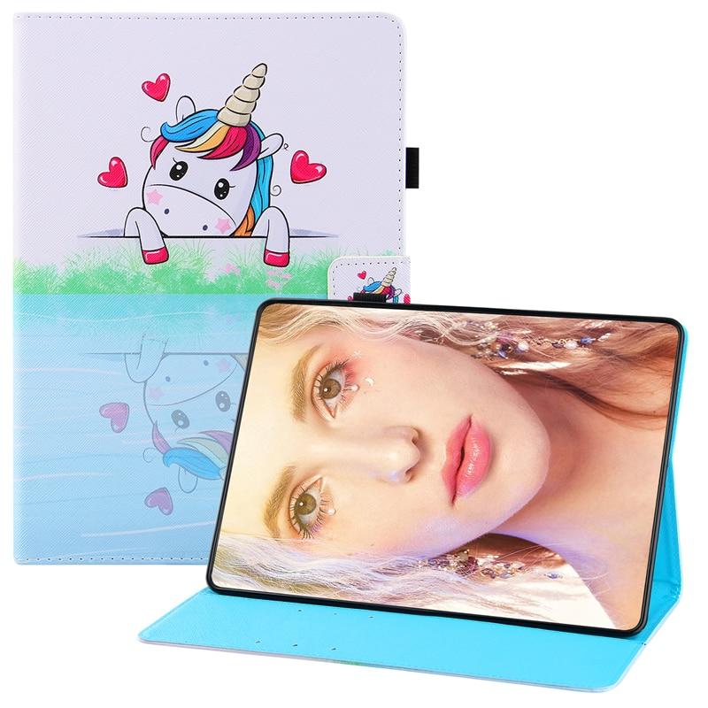 Bao Da Họa Tiết Hoạt Hình Dễ Thương Cho Lenovo Tab M10 Fhd Plus Tb-X606X X606F Lenovo M10 Plus