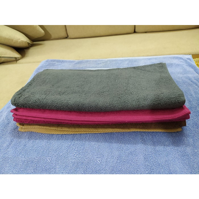 Combo 2 khăn Cotton dùng tập thể thao: Gym, Yoga, tennis….. hàng siêu mịn KT: 40cm x 80cm