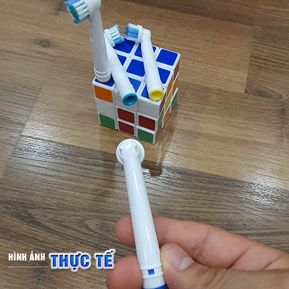 Cho máy Oral B Braun, bộ 4 Đầu Bàn Chải đánh răng điện thay thế MIHOCO EB17-P 