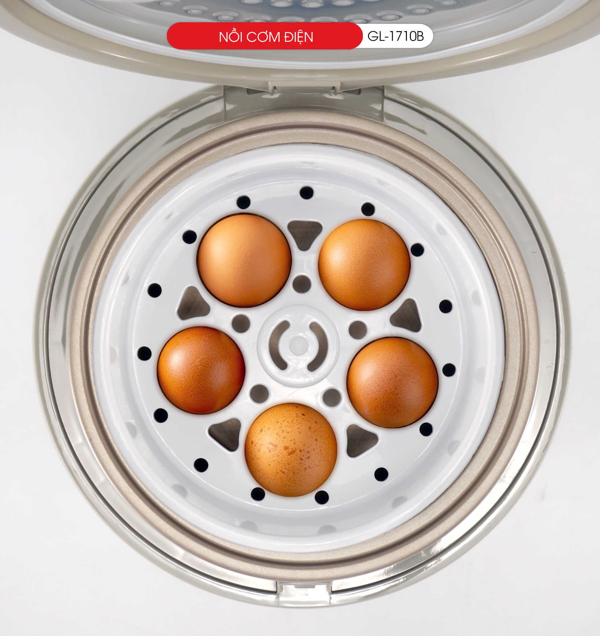 Nồi cơm điện Gali GL-1710B 1 lít. Hàng chính hãng, bảo hành 24 tháng.