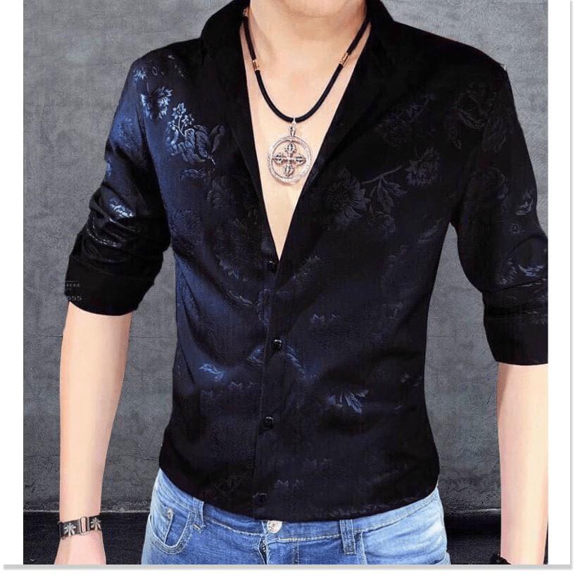 ÁO SƠ MI NAM TAY DÀI , CỰC CHẤT HỌA TIẾT BAO ĐẸP DÀNH CHO GIỚI TRẺ KHÁNH AN STORE