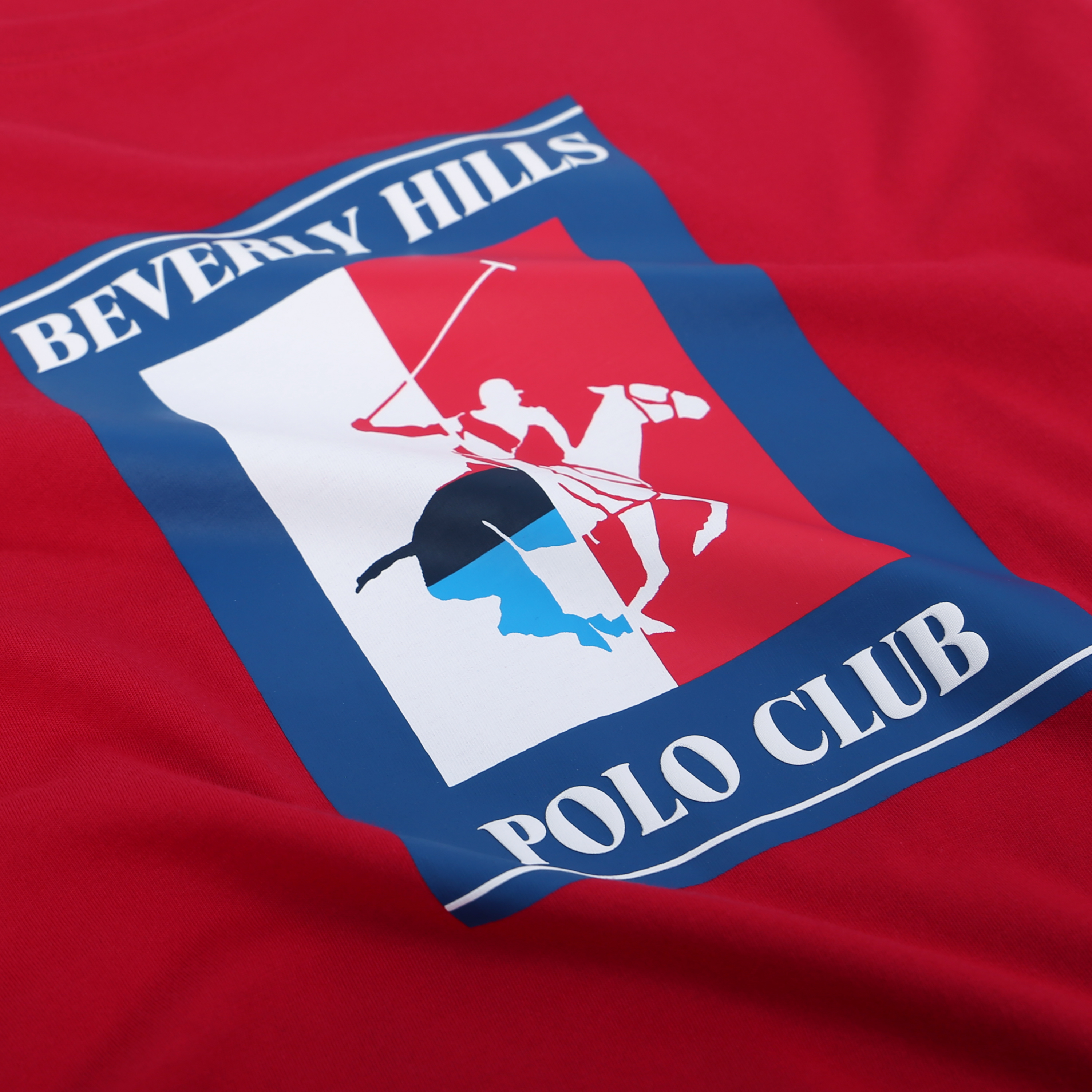 Áo Tshirt Ngắn tay Nam Beverly Hills Polo Club Regular Fit Cotton Đỏ TSMRSW21TL038