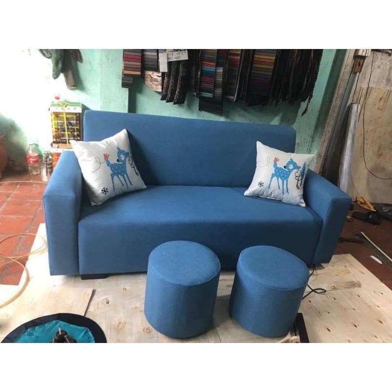 Bộ sofa tay vuông 2 đôn