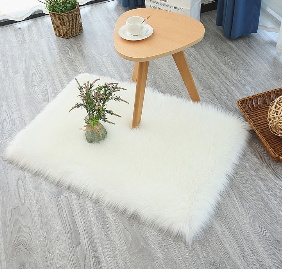 Thảm lông chụp ảnh Unique TRẮNG