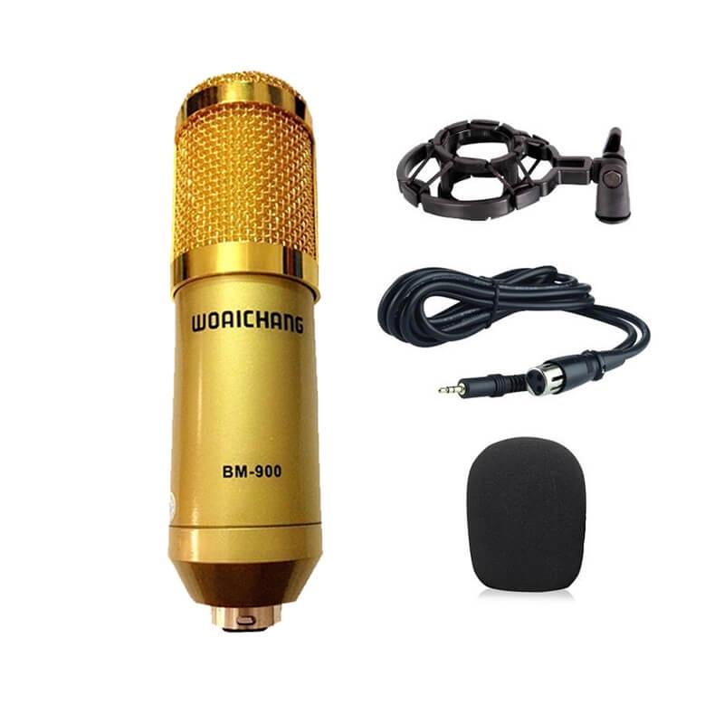 Bộ Mic Hát Livestream V8 &amp; Mic BM900 . Âm Thanh Cực Hay , Dễ Dàng Lắp Đặt , Giá Cả Hợp Lý . Bảo Hành 12 Tháng