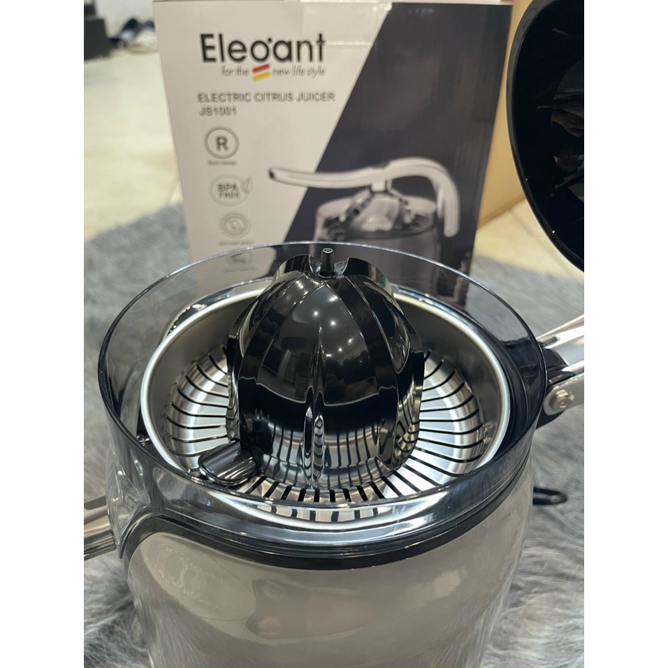 Máy Vắt Cam Tự Động Elegant JS1001 Công Suất 160W, Độ Ồn Cực Thấp, Tiện Lợi, Công Nghệ Đức - Hàng chính hãng