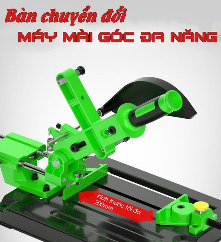 BÀN CẮT ĐA NĂNG CHUYỂN MÁY MÀI THÀNH MÁY CẮT, BÀN KHUNG GẮN ĐẾ KẸP MÁY MÀI CẦM TAY