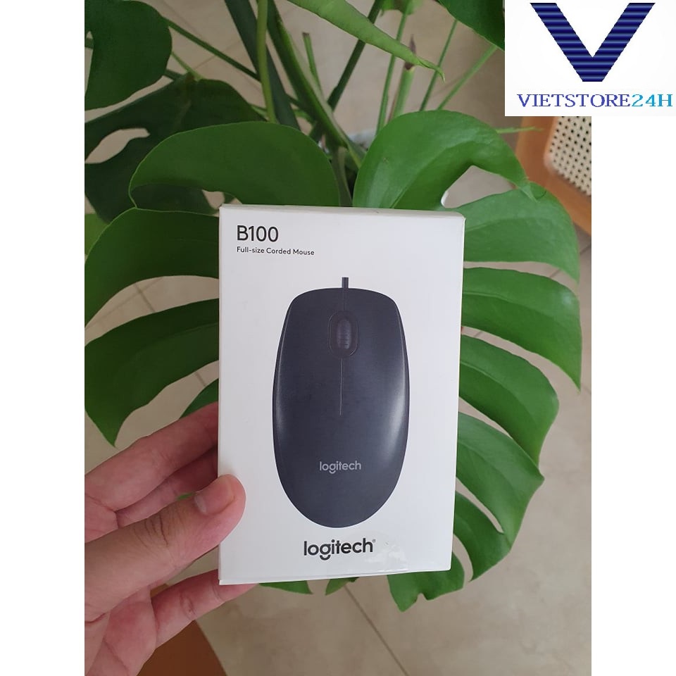 Chuột Máy Tính Có Dây B100 Kèm Lót Chuột