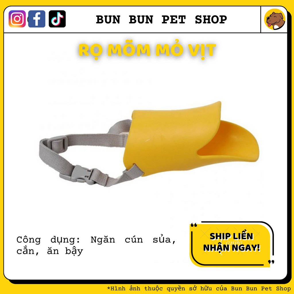 Rọ mõm mỏ vịt dành cho chó nhỏ