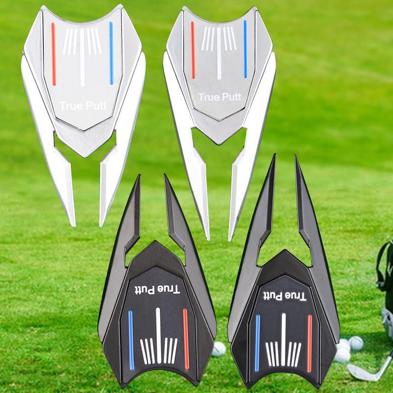 6 trong 1 Công cụ sửa chữa Golf Divot Pitch Groove Cleaner Phụ kiện golf đặt màu xanh lá cây Color: black short