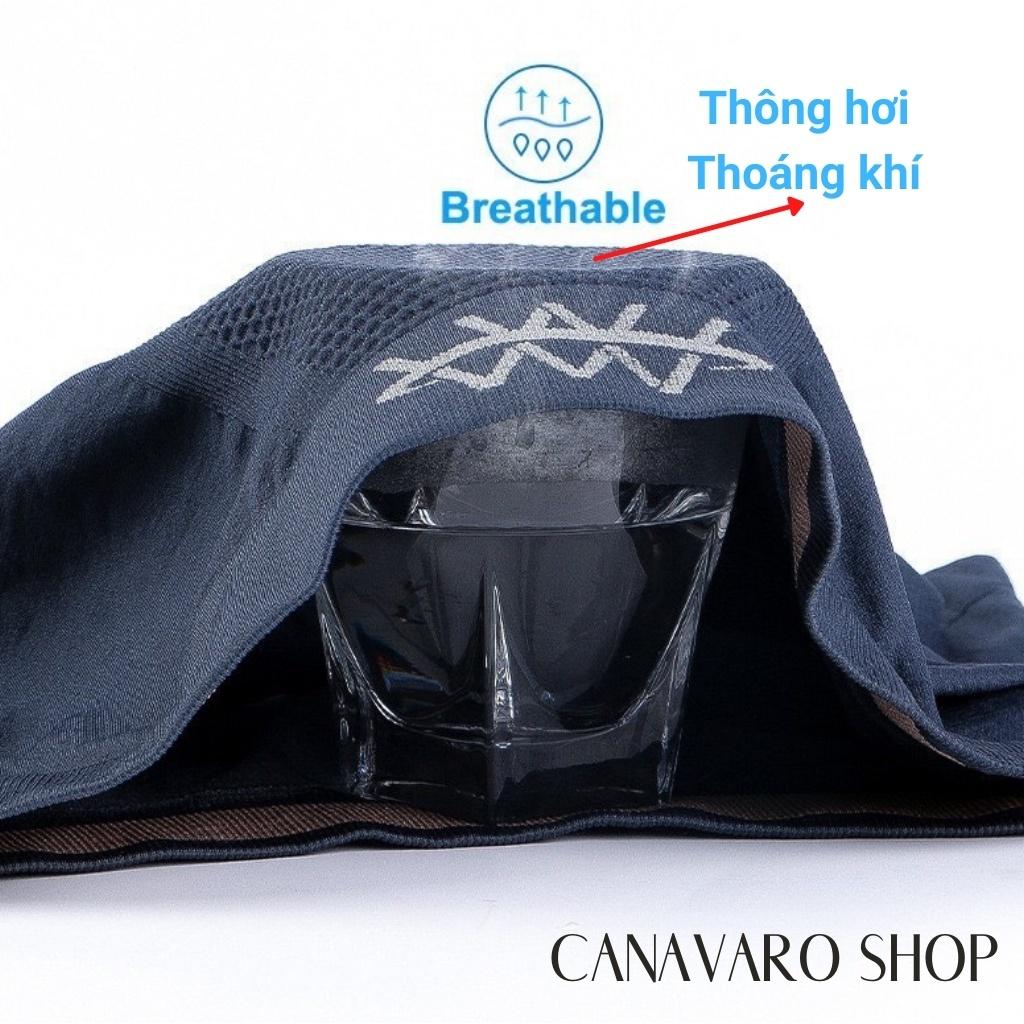 Quần sịp xì đùi nam cao cấp quần lót nam đùi co giãn 4 chiều 5D 45-65kg CANAVARO SHOP CN702
