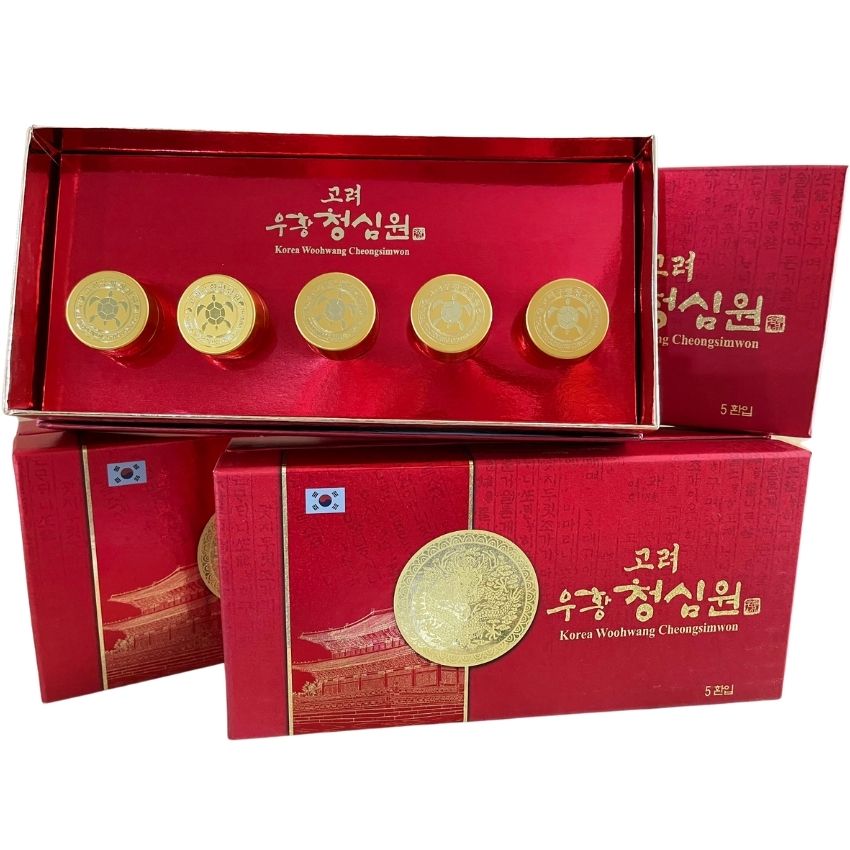 Ngưu Hoàng Thanh Tâm Hộp 5 viên - Phòng Ngừa Tai Biến Và Đột Quỵ Hộp Giấy