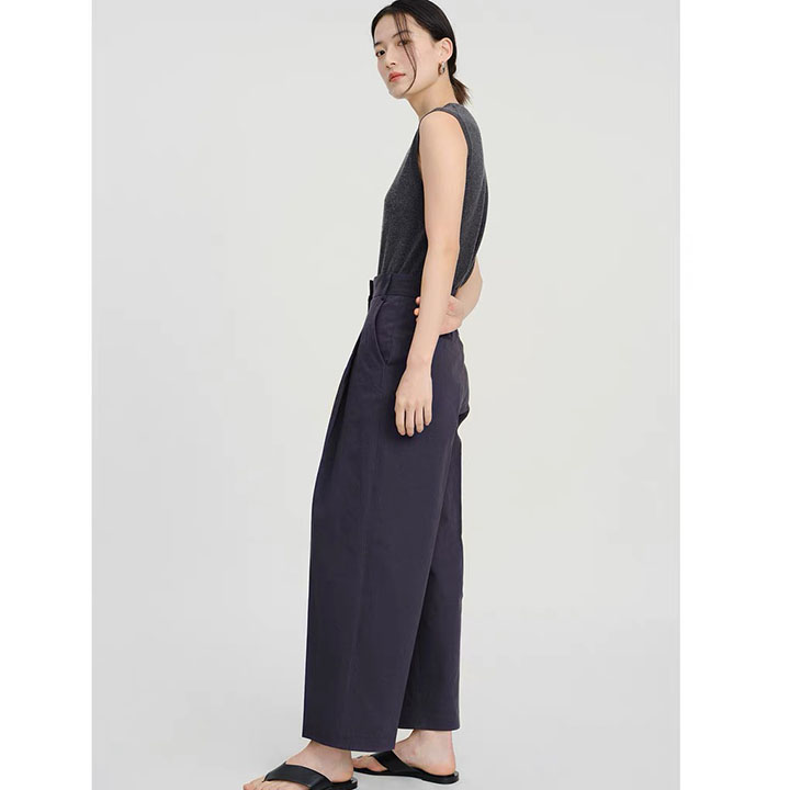 Quần ống rộng nữ 1 ly chất vải Linen Premium sang trọng ArcticHunter