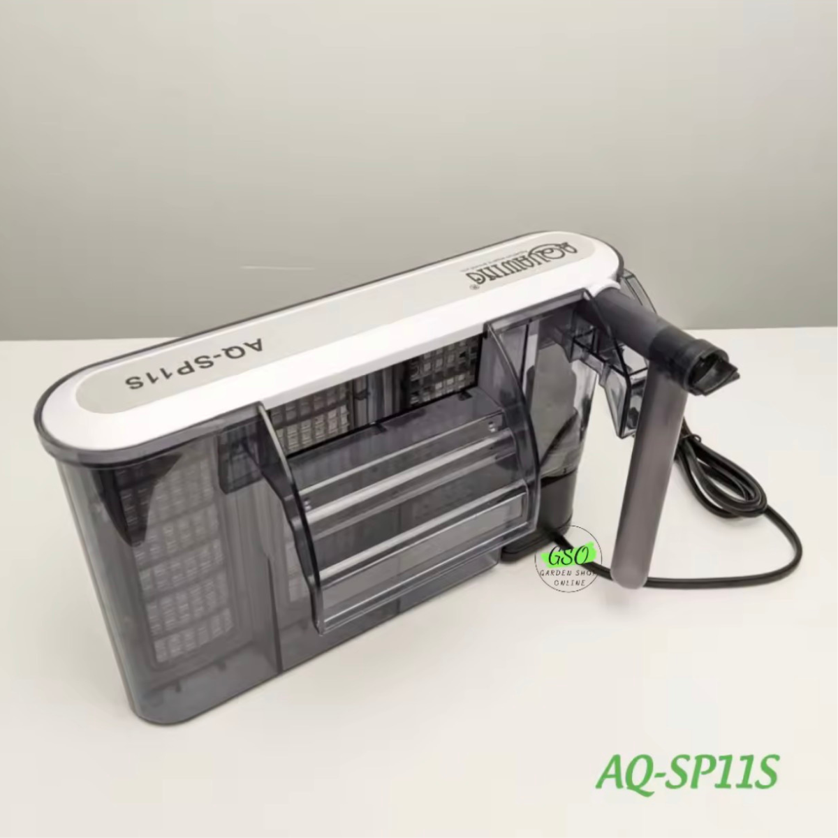 Lọc thác hồ cá kết hợp lọc váng AQUAWING 6W - AQ-SP011S lọc hút đáy - hút mặt nước