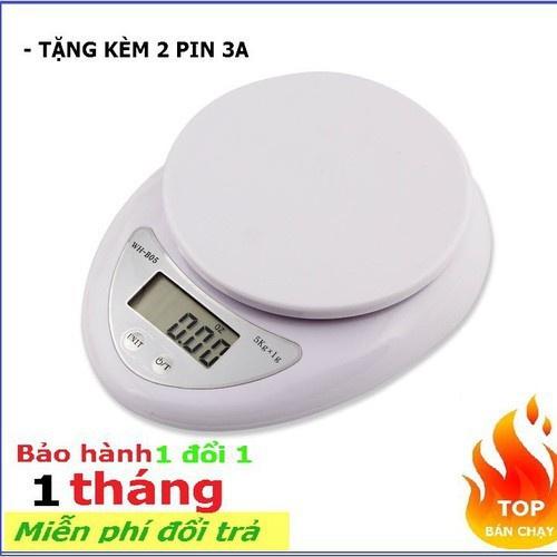 Cân tiểu ly điện tử nhà bếp mini định lượng từ 1gram đến 5kg làm bánh cân thực phẩm chính xác cao