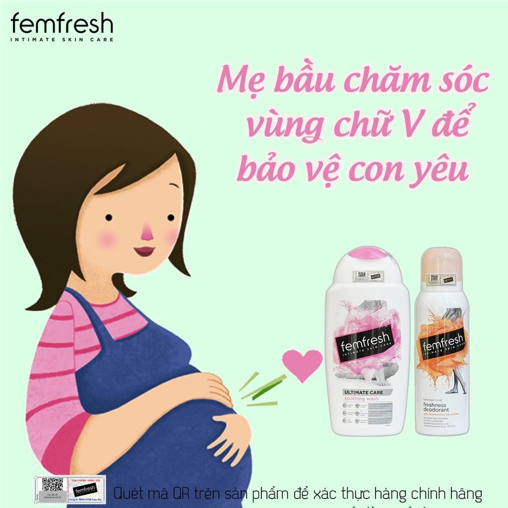 Xịt Femfresh Deodorant Spray 125ml khử mùi và thơm mát vùng kín cao cấp