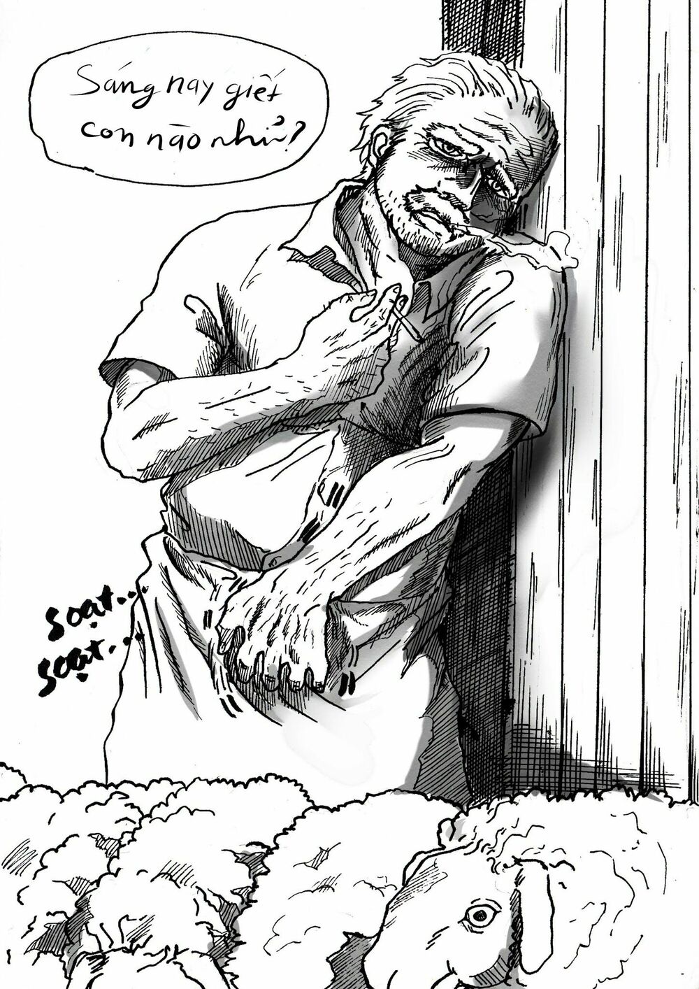 the artway to eat the sheep. chapter 1 5