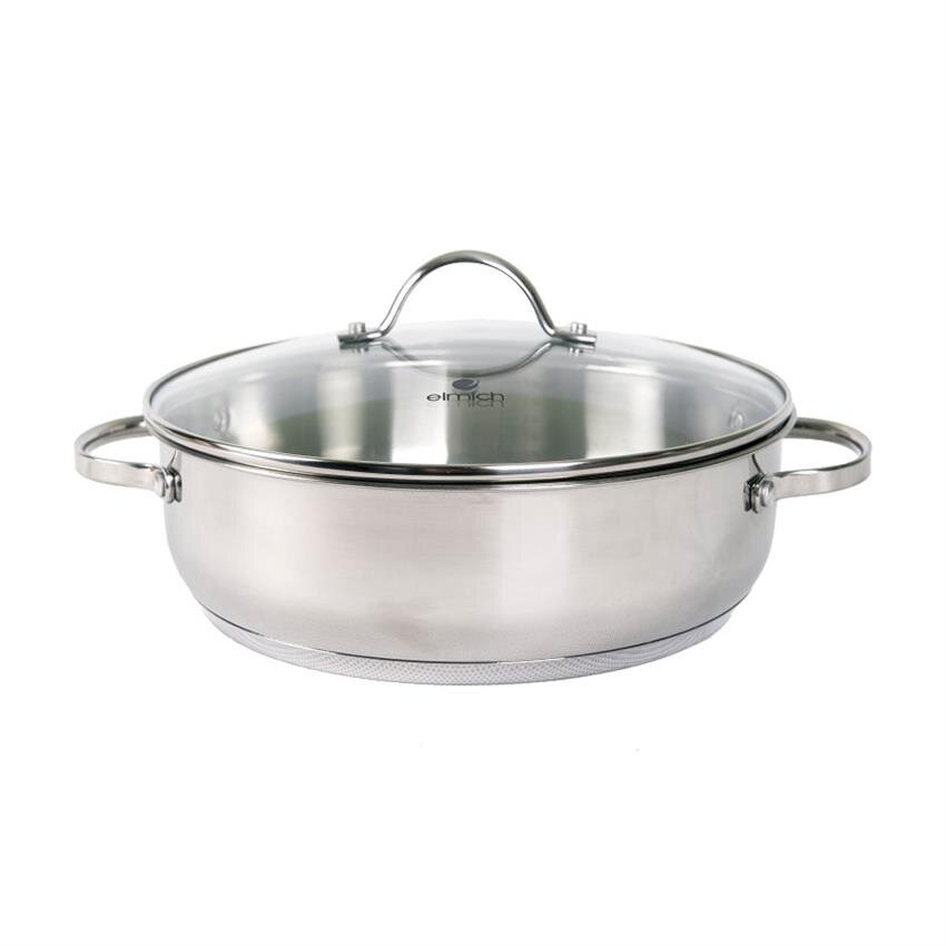 Nồi lẩu chống dính vân đá Elmich Smartcook 5552KMB size 26cm