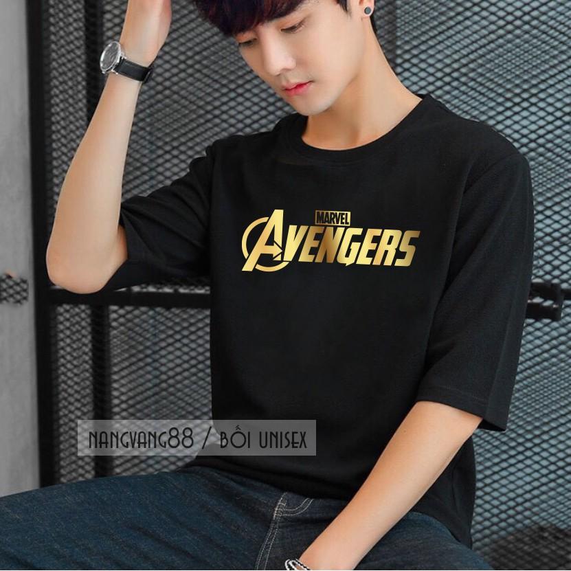 Áo Thun Nam _ Nữ Tay Lỡ Unisex Avenger Siêu Chất