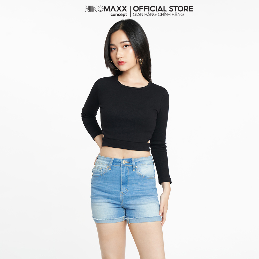 SWEET SIXTEEN Áo Thun Croptop Nữ cotton Rib 2206007