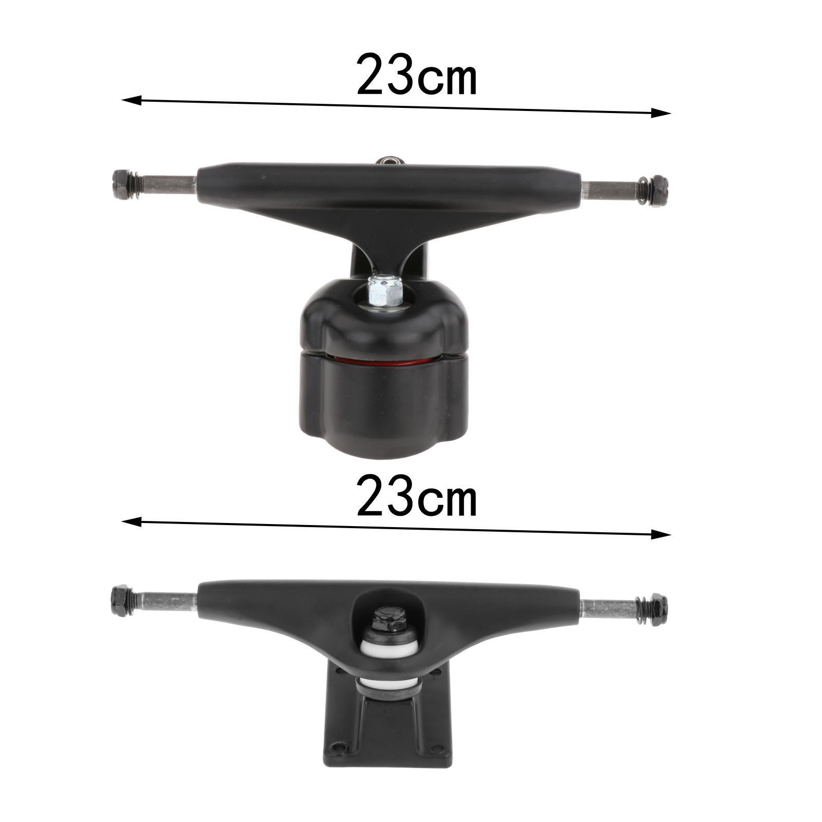 1 Set Skateboard Trucks 6.25inch Riser Pads Bracket Mounting Longboard Decks