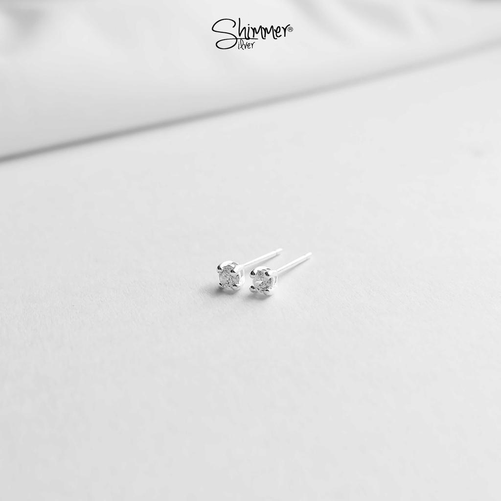 Bông tai bạc 925 - Outlet 9 - Shimmer Silver