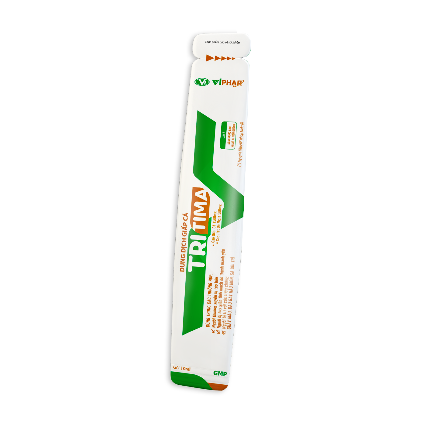 Dung dịch giấp cá Tritima- Hổ trợ cải thiện các triệu chứng của Trĩ, hổ trợ táo bón. Hộp 20 gói