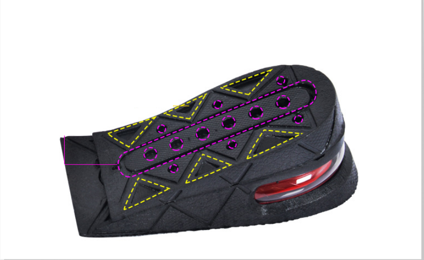 Combo 4 miếng lót giày AIR có đệm khí siêu êm ái GIÀY ĐỘN giày cao độn gót