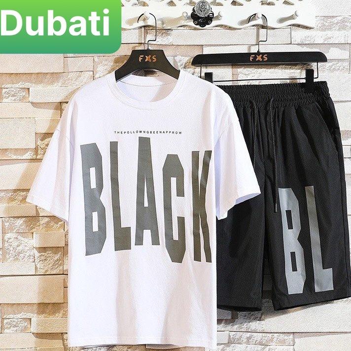 ĐỒ BỘ THỂ THAO HỌA TIẾT CHỮ BLACK, SET ĐỒ BỘ THỂ THAO, ĐỒ BỘ TẬP GYM MANG Ở NHÀ VÀ ĐI CHƠI , ĐỒ BỘ NAM CAO CẤP- DFASHION