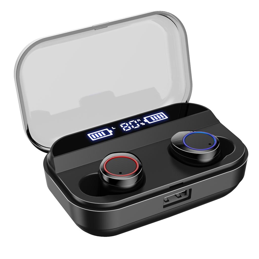 Bluetooth 5.0 Earbuds  Wireless Earphones Stereo Bass Mini In-Ear Headphones