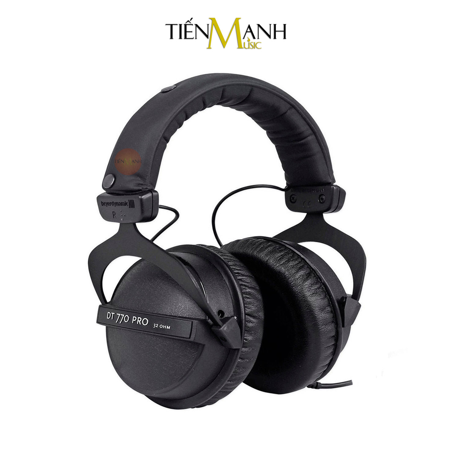 Tai Nghe Kiểm Âm Beyerdynamic DT770 Pro 32, 80, 250 Ohm - DT 770 Close Back Studio Monitor Hàng Chính Hãng - Kèm Móng Gẩy DreamMaker