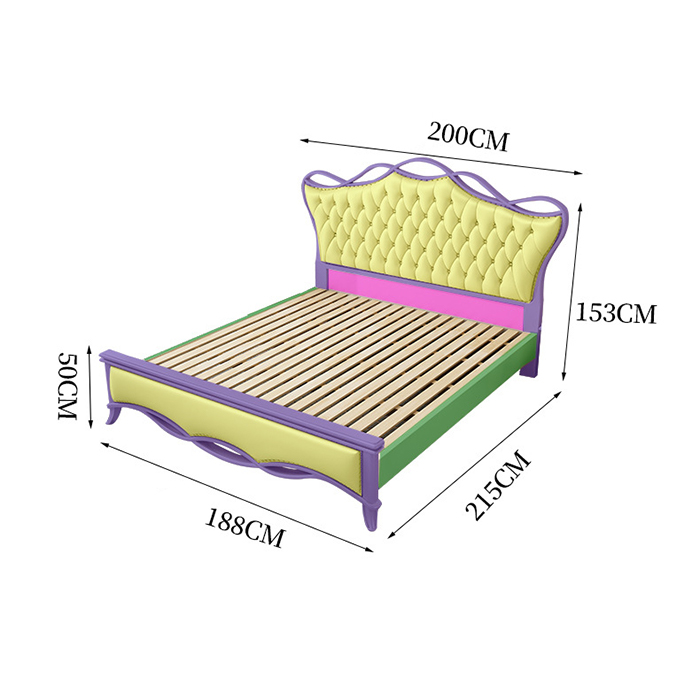 LUX.>>> Giường hiện đại phong cách Bắc Mỹ - Giường cao cấp tân cổ điển (kt 1m8x2m)