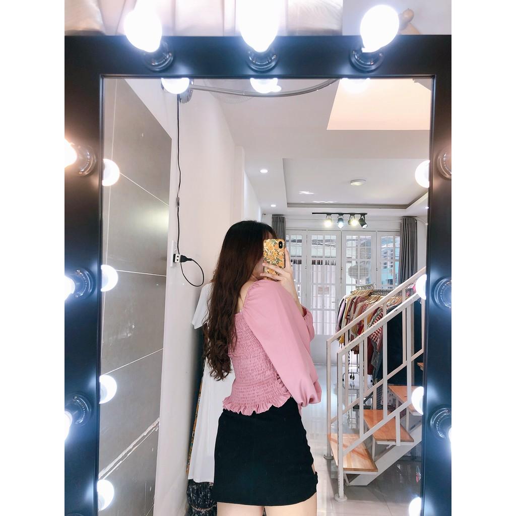 [] LADIE - ÁO RÚT NGỰC BO CHUN