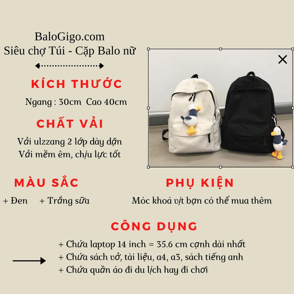 Balo ulzzang Basic giản đơn siêu xịn xò G240 - BaloGigo