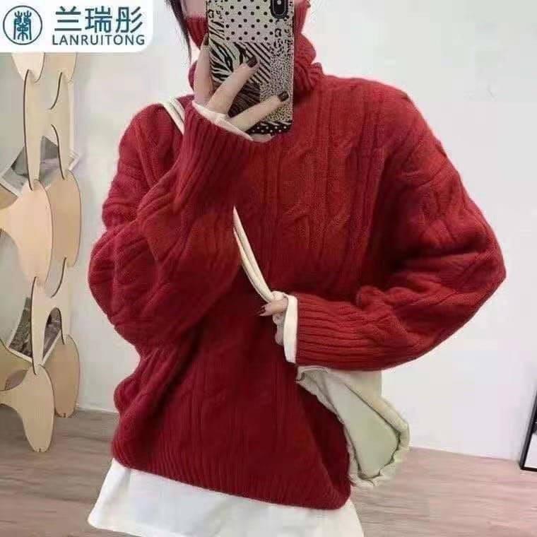 Áo len cổ lọ