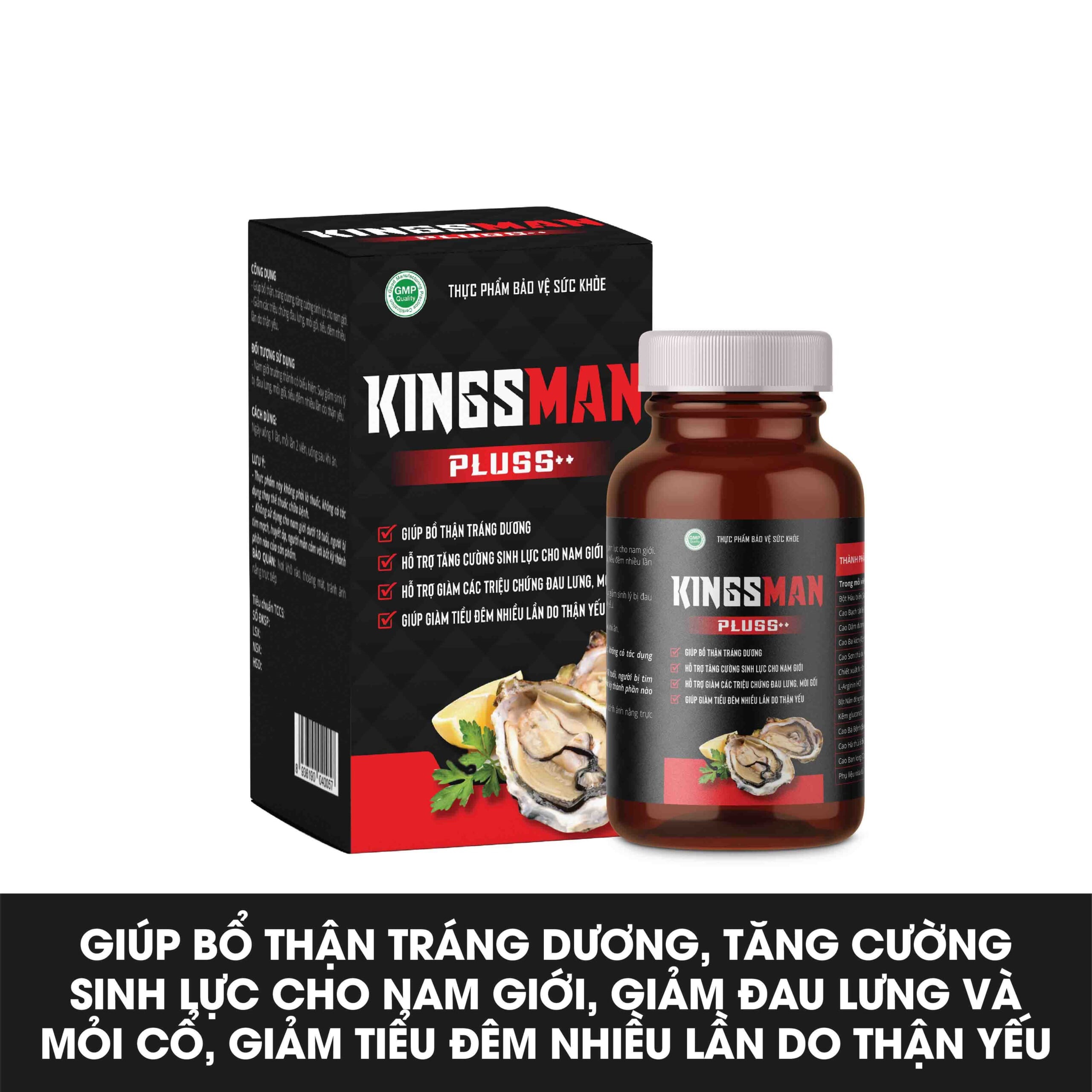 Thực phẩm bảo vệ sức khỏe BIOLAB Kingsman pluss++ - Hỗ trợ bổ thận, tráng dương