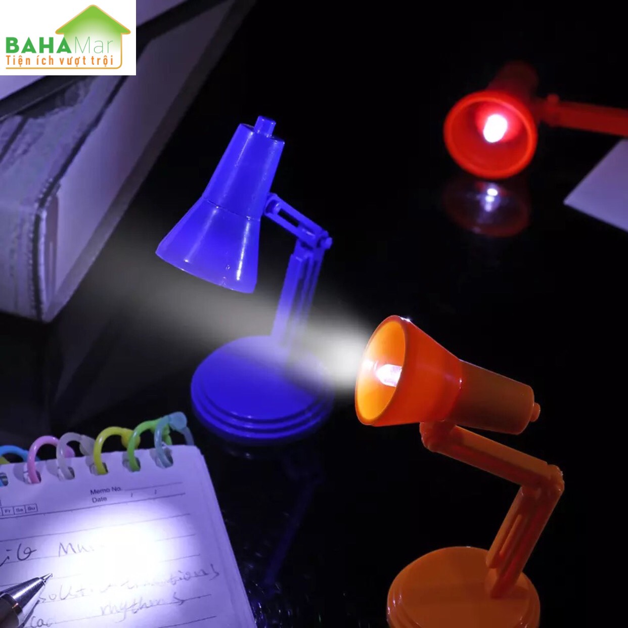 ĐÈN LED DI ĐỘNG MINI TIẾT KIỆM ĐIỆN CÀI ĐỌC SÁCH, LÀM ĐÈN NGỦ, MANG ĐI DU LỊCH  &quot;BAHAMAR&quot; nhỏ gọn và thuận tiện sử dụng, ánh sáng tốt mà tiêt kiệm điện