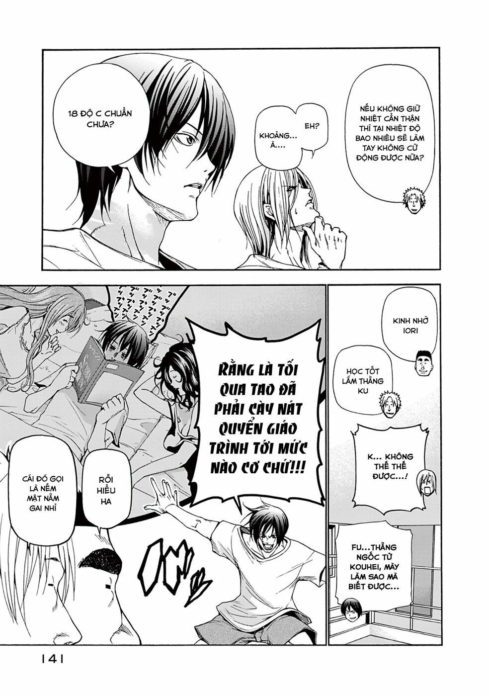 cô gái thích lặn - grand blue chapter 17 7